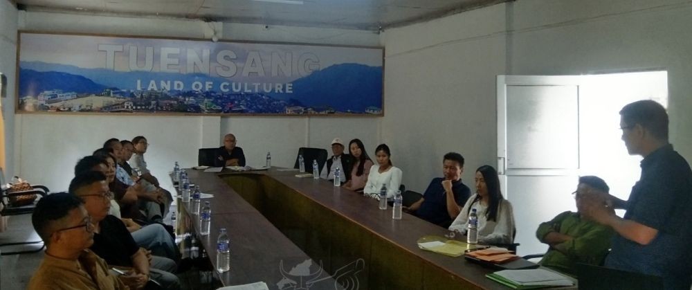 Tuensang District Task Force for Immunization meeting held at DC’s Conference Hall, Tuensang on June 28. (DIPR Photo)